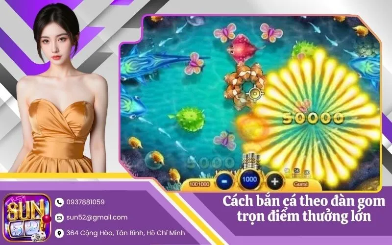 Bắn cá theo đàn