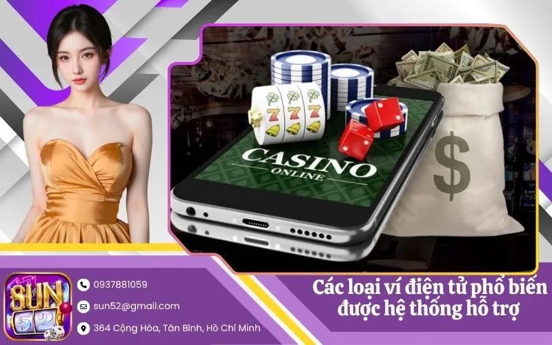 Chi tiết các loại ví điện tử phổ biến được hệ thống hỗ trợ giao dịch