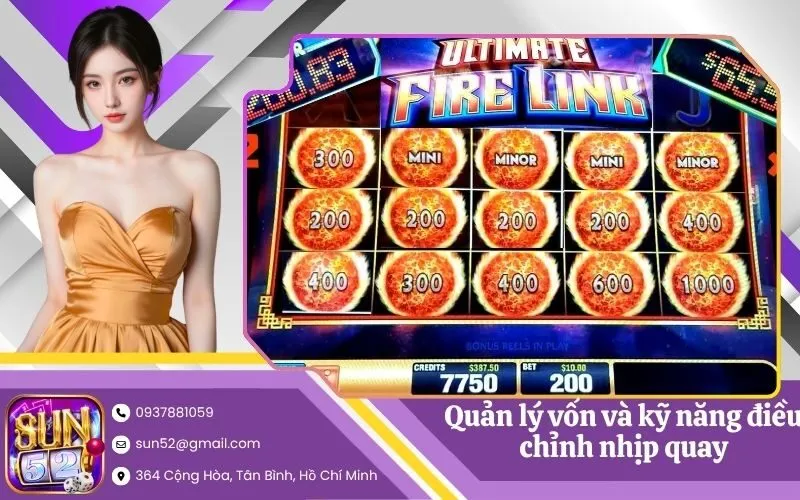 Chiến thuật quản lý vốn và kỹ năng điều chỉnh nhịp quay
