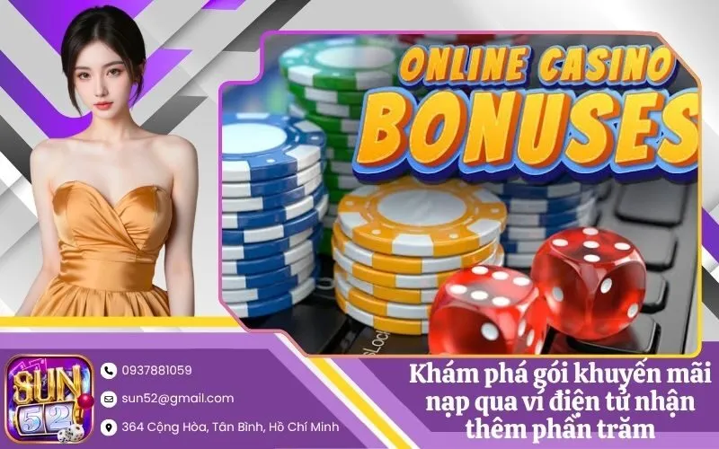 Khám phá gói khuyến mãi nạp qua ví điện tử nhận thêm phần trăm