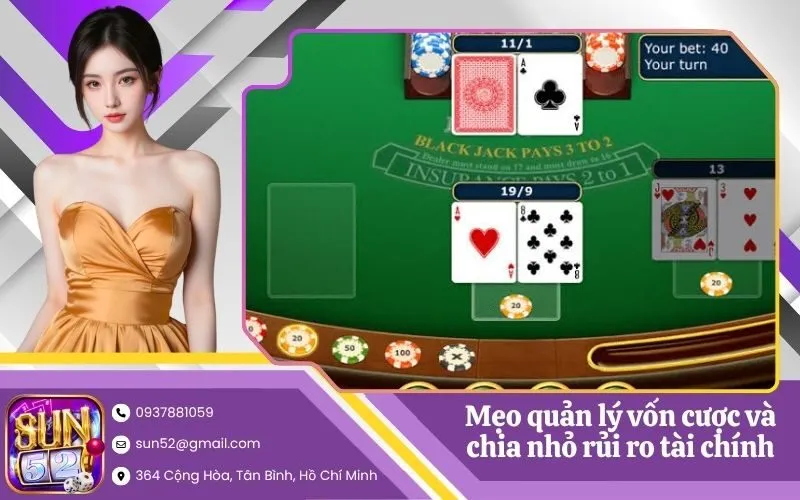 Mẹo quản lý vốn cược và chia nhỏ rủi ro tài chính