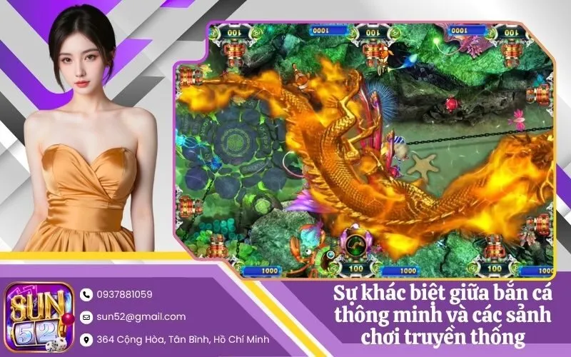 Sự khác biệt giữa bắn cá thông minh và các sảnh chơi truyền thống